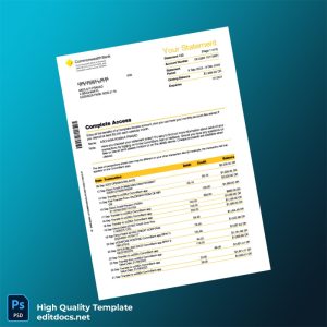 Australia Document Type Template in Word and PDF formats