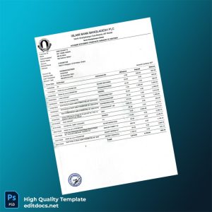 Bangladesh Document Type Template in Word and PDF formats