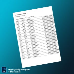 Canada Template in Word and PDF formats