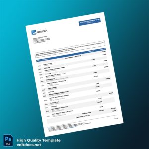 France Bank Statement Template in Word and PDF formats