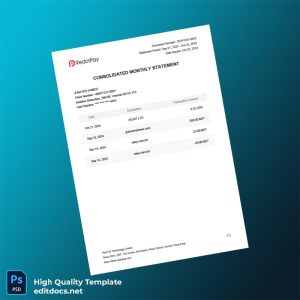 Italy Document Type Template in Word and PDF formats