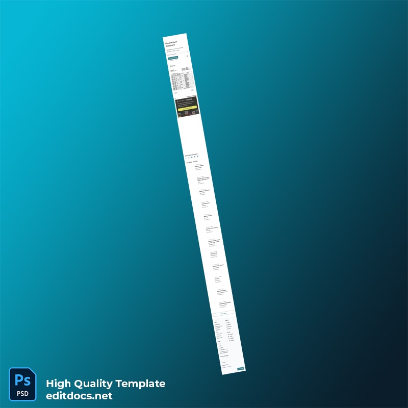 Ukraine Bank Statement Template in Word and PDF formats